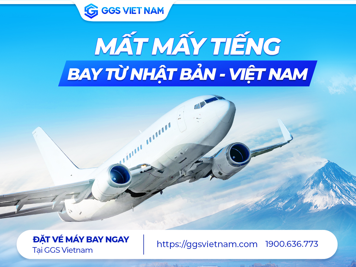 từ nhật bay về việt nam mấy tiếng